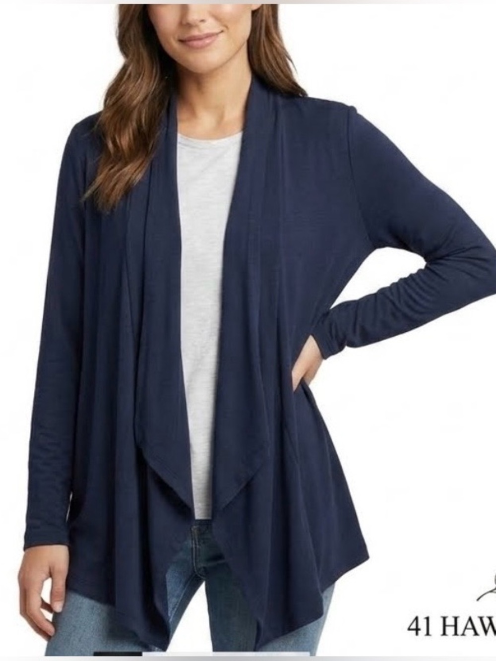 Navy Blue Cardigan 41 Hawthorn